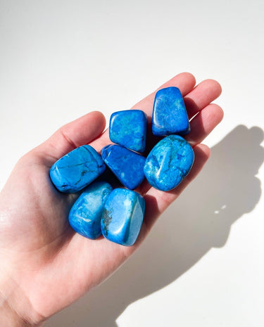 Blue Howlite Blue Howlite Halo Quartz